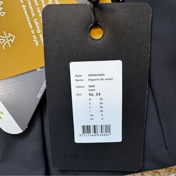 Goldbergh Elegante Belt Ski Jacket Soft Shell Insulated Coat Hooded US 4 NWT - Picture 7 of 12